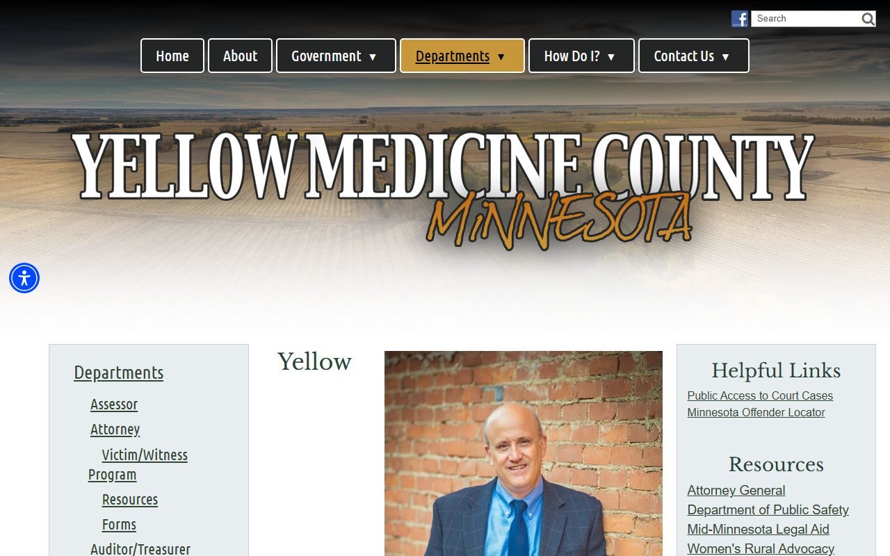 Yellow Medicine County Attorney office page