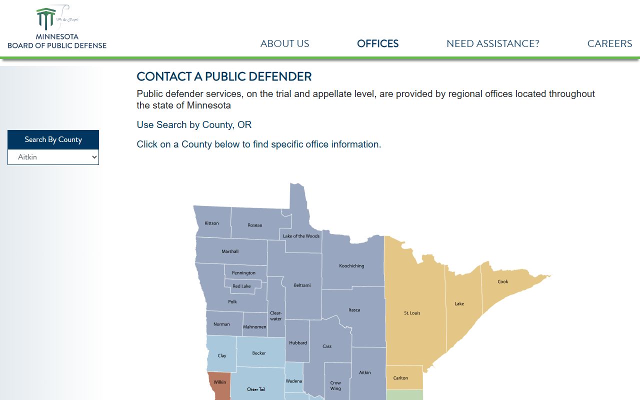 Board of Public Defense offices page