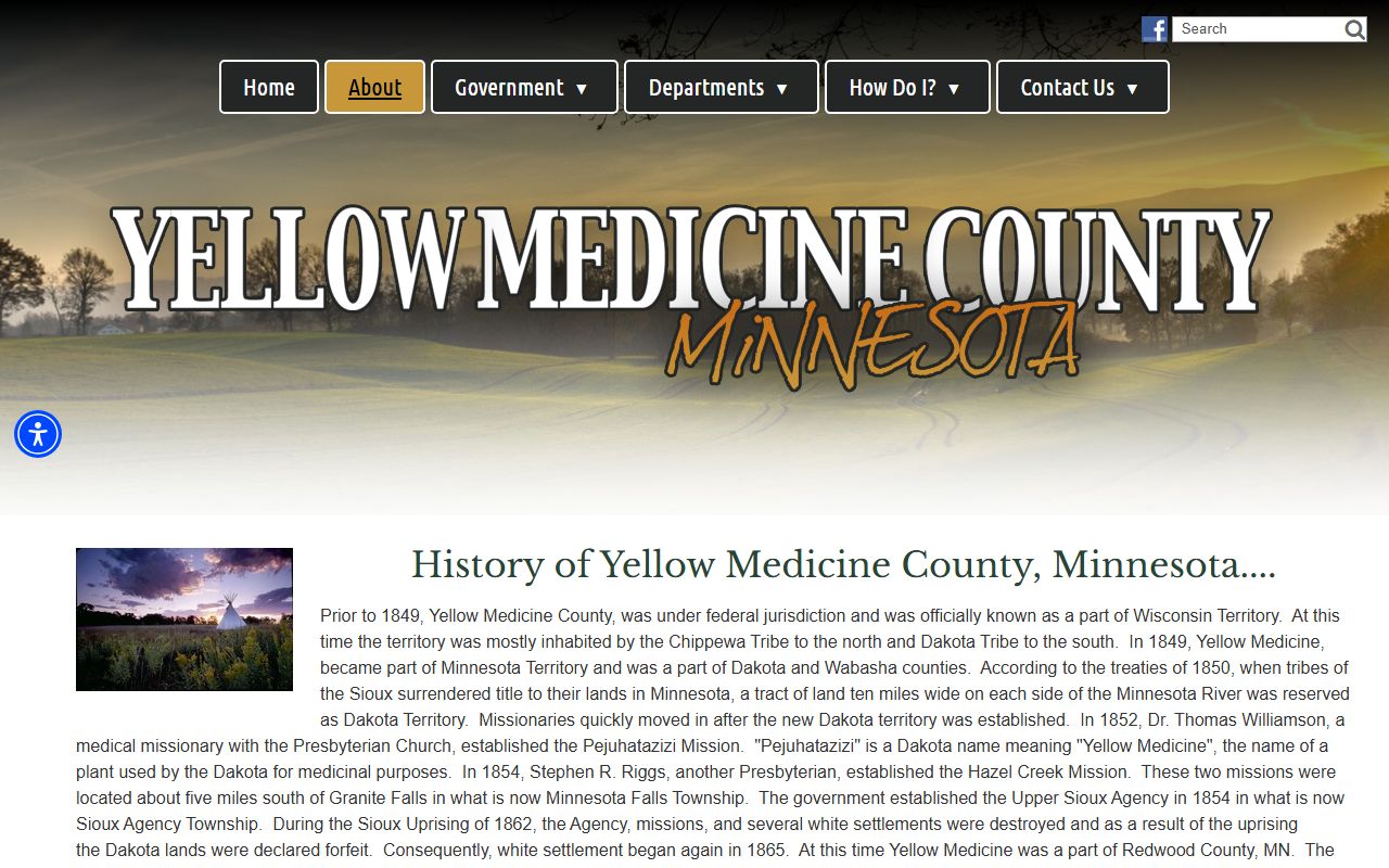 County history and local background